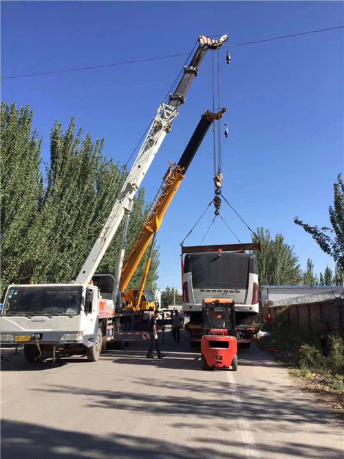 宝应县港口集装箱搬运案例